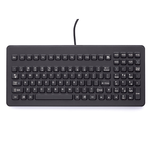 iKey Keyboard with Durable Polycarbonate Case - Perfect for Office, Gaming & Travel Use