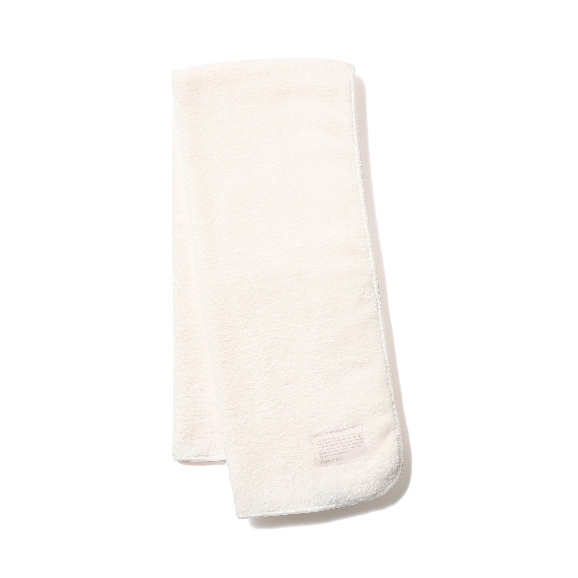 Premium Microfiber Face Towel - Soft & Absorbent Ivory Facial Cloth for Skincare, Makeup Removal & Travel - Gentle Exfoliation & Quick Drying