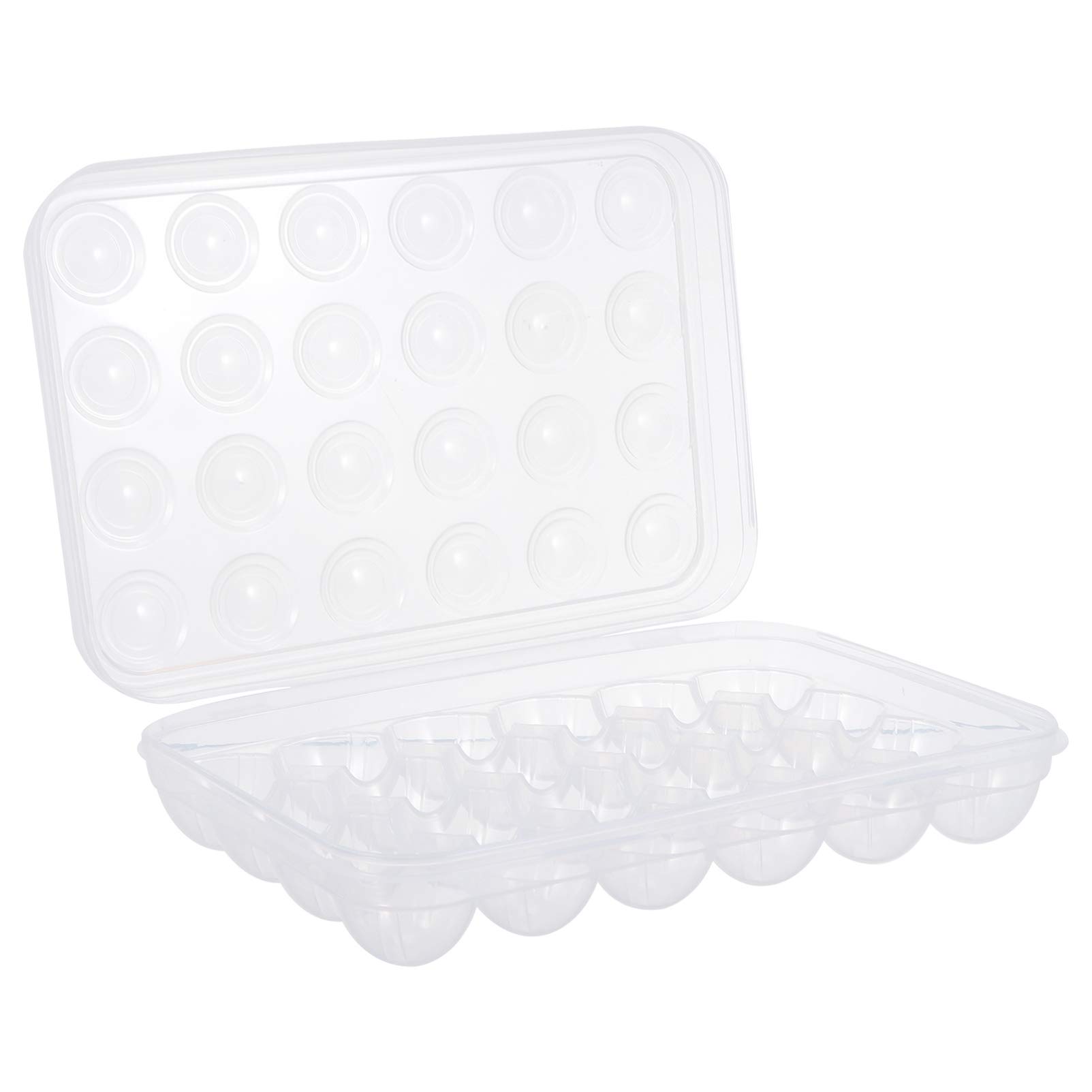 Garneck Egg Carton Organizer - 12-Count Egg Storage Box with Lid, Drying Tray & Holder for Fresh Eggs - Perfect for Refrigerator Organization, Farm Fresh Eggs & Kitchen Storage