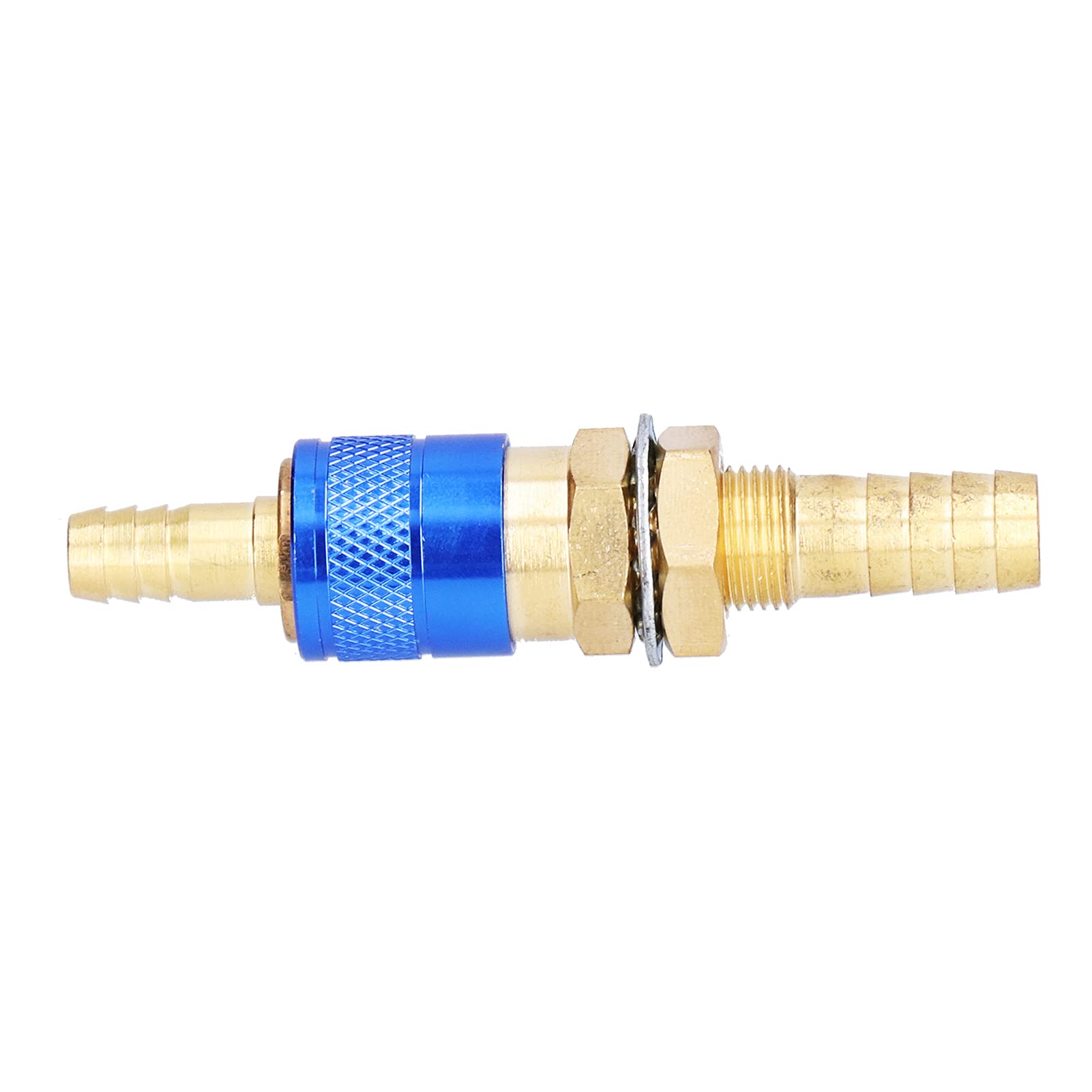 Brass Quick Connector for TIG Welding Torch - Welding Equipment Accessory (Blue) for Professional Use