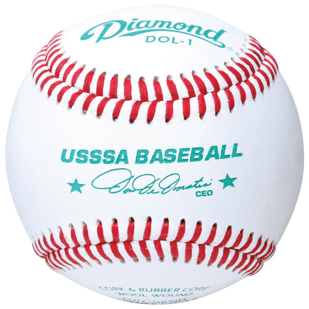 DOL1U Diamond RS Grade USSSA Baseball (12 Pack) - High Performance Baseballs for Youth & Adult Leagues, Tournaments, and Training