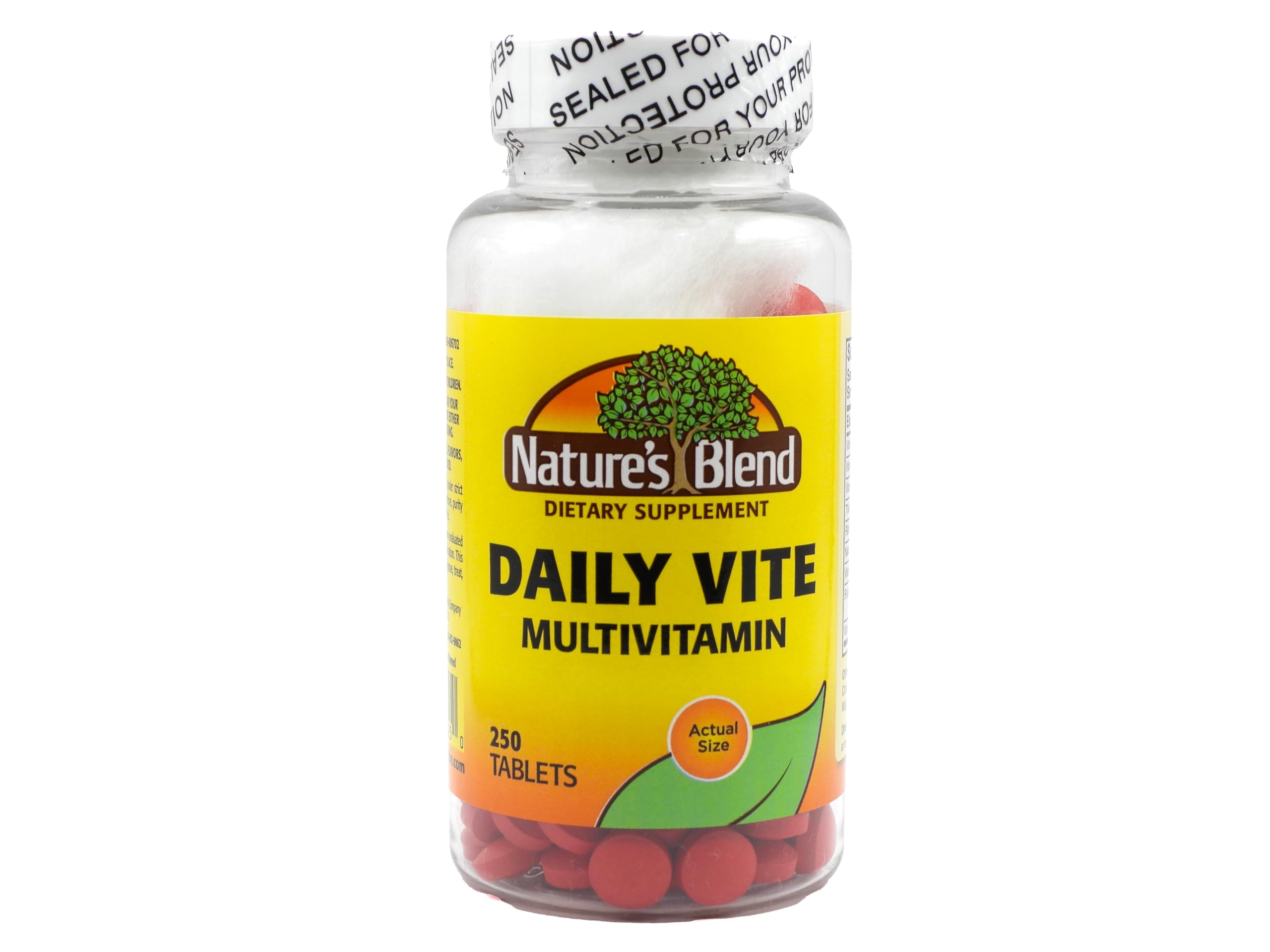 Nature's Blend Daily Vite Multivitamin Supplement - 250 Tablets for Men & Women - Supports Immune System, Energy & Overall Health - Perfect for Daily Wellness Routine & Active Lifestyle