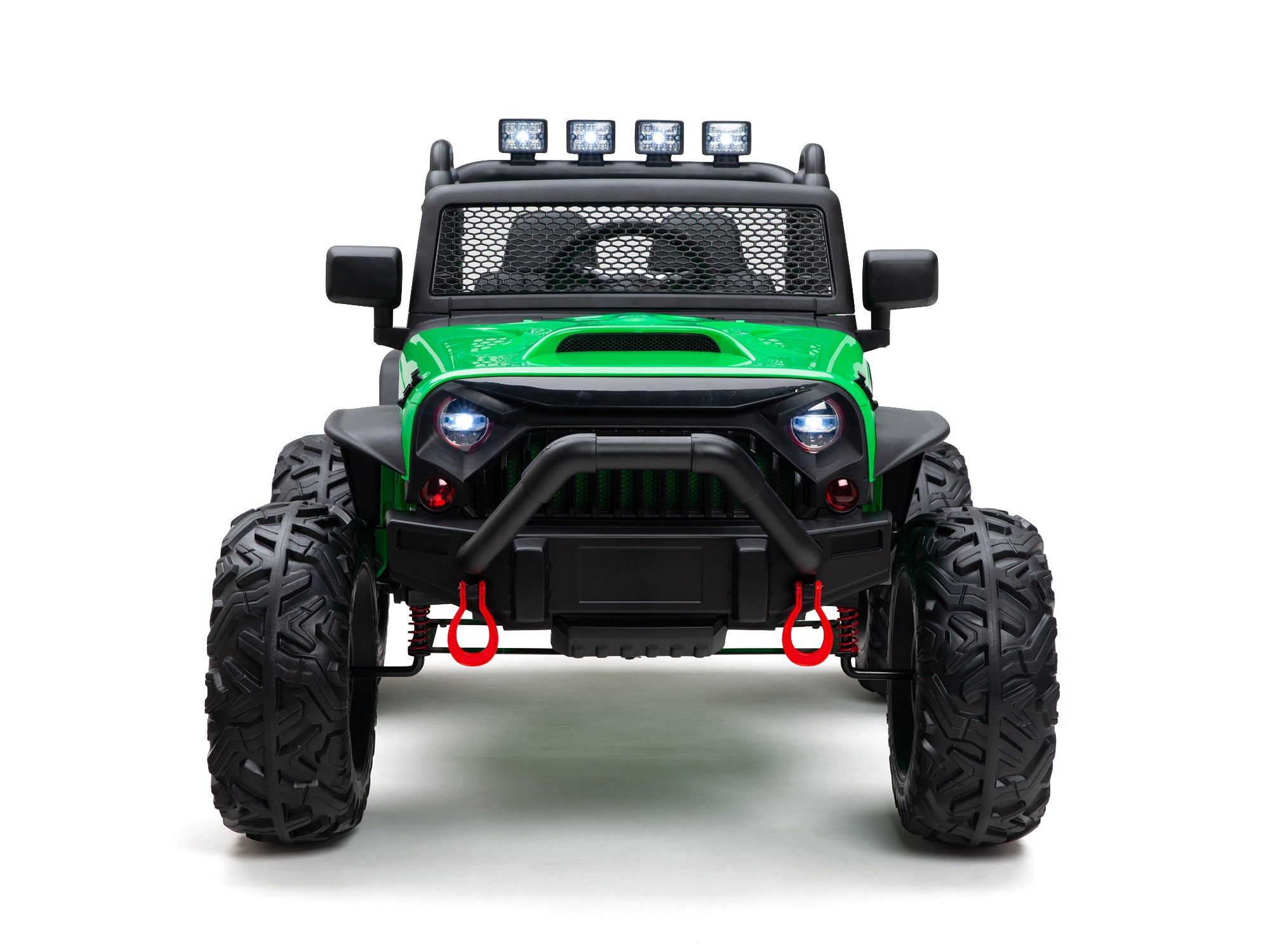 Nighthawk Kids 24V Battery Powered Ride On Truck with Parent Remote Control - Green Electric Toy Car for Boys & Girls - Perfect for Outdoor Play, Backyard Fun, and Birthday Gifts