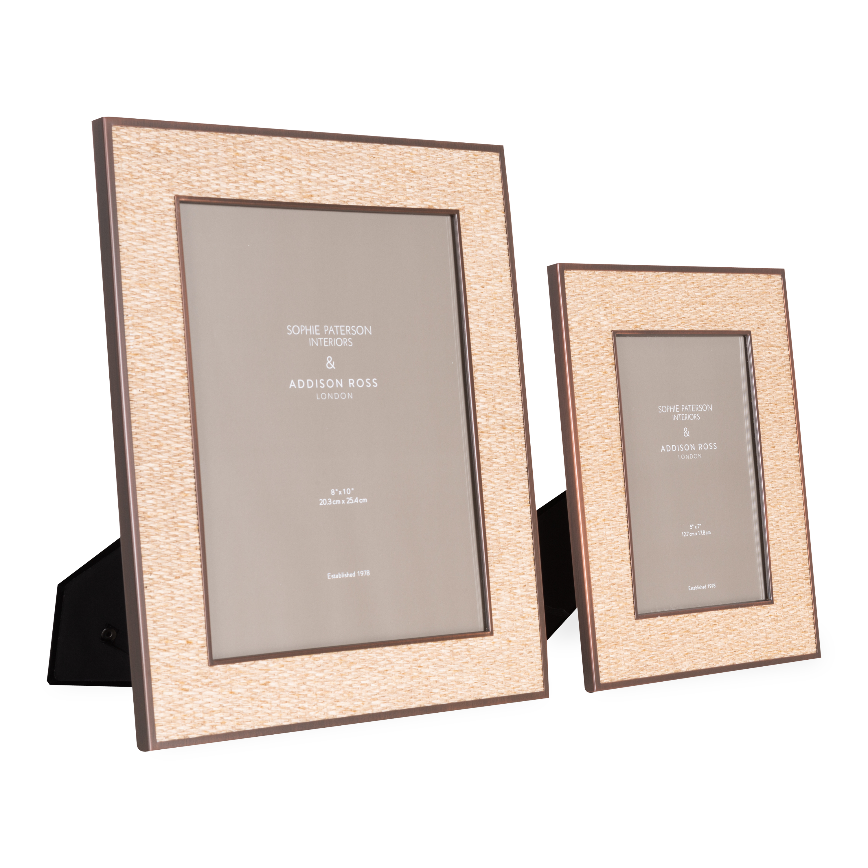 Natural Rattan Frame - Handwoven Wheat Design for Boho Home Decor | Perfect for Living Room, Bedroom, or Patio