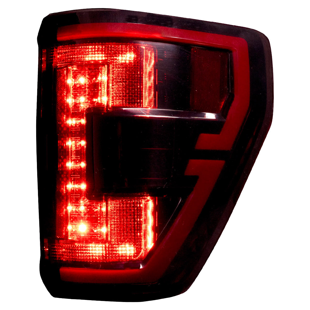 Ford F150 2021-2023 Ultra Bright OLED Tail Lights with Startup Animation - Direct Replacement for Factory Halogen Lights (BLIS Compatible) - Multiple Lens Options - Upgrade for Night Driving & Enhanced Safety