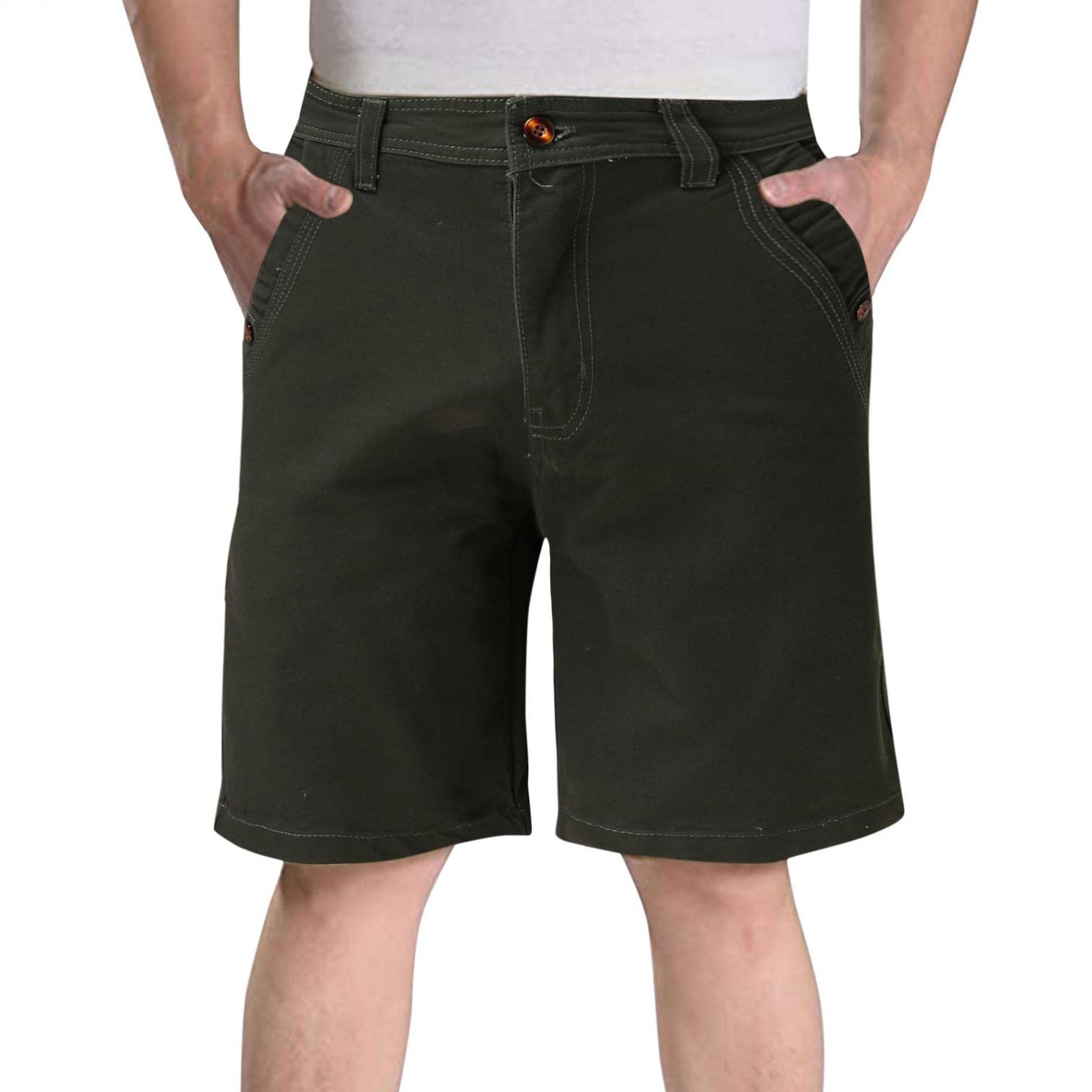 Men's Lightweight Stretch Cargo Shorts for Hiking, Travel, Fishing & Golf - Quick-Dry Outdoor Tactical Shorts with Pockets | Perfect for Camping, Workouts & Summer Adventures