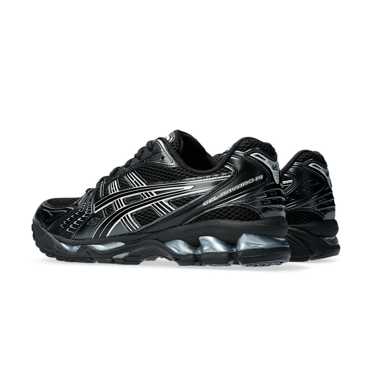 ASICS GEL Kayano 14 Running Shoes for Men & Women - Black/Pure Silver - Premium Cushioning & Stability for Long Distance Running, Jogging, Gym Workouts