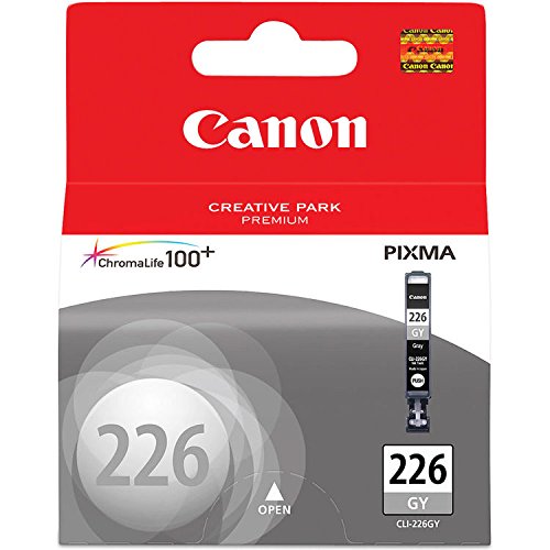 Canon PGI-225 CLI-226 Ink Cartridge Combo Pack - 4-Pack (Black, Gray) for Pixma Printers | High-Quality Genuine Ink | Perfect for Home Office Printing, Photo Printing & Document Printing