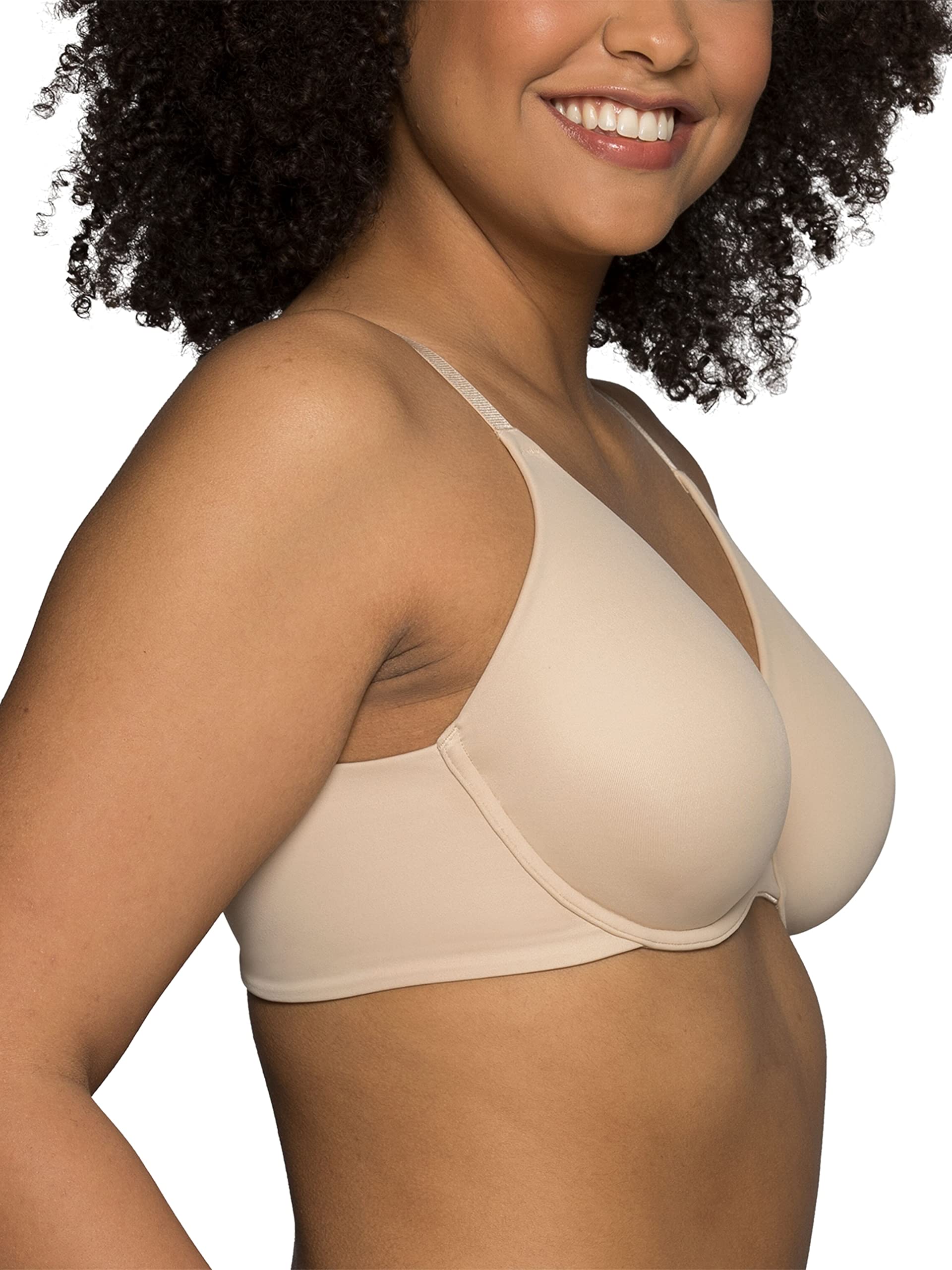 Vanity Fair Women's Beauty Back Non-Padded Underwire Bra - Comfortable Everyday Wear for Work & Casual Outfits