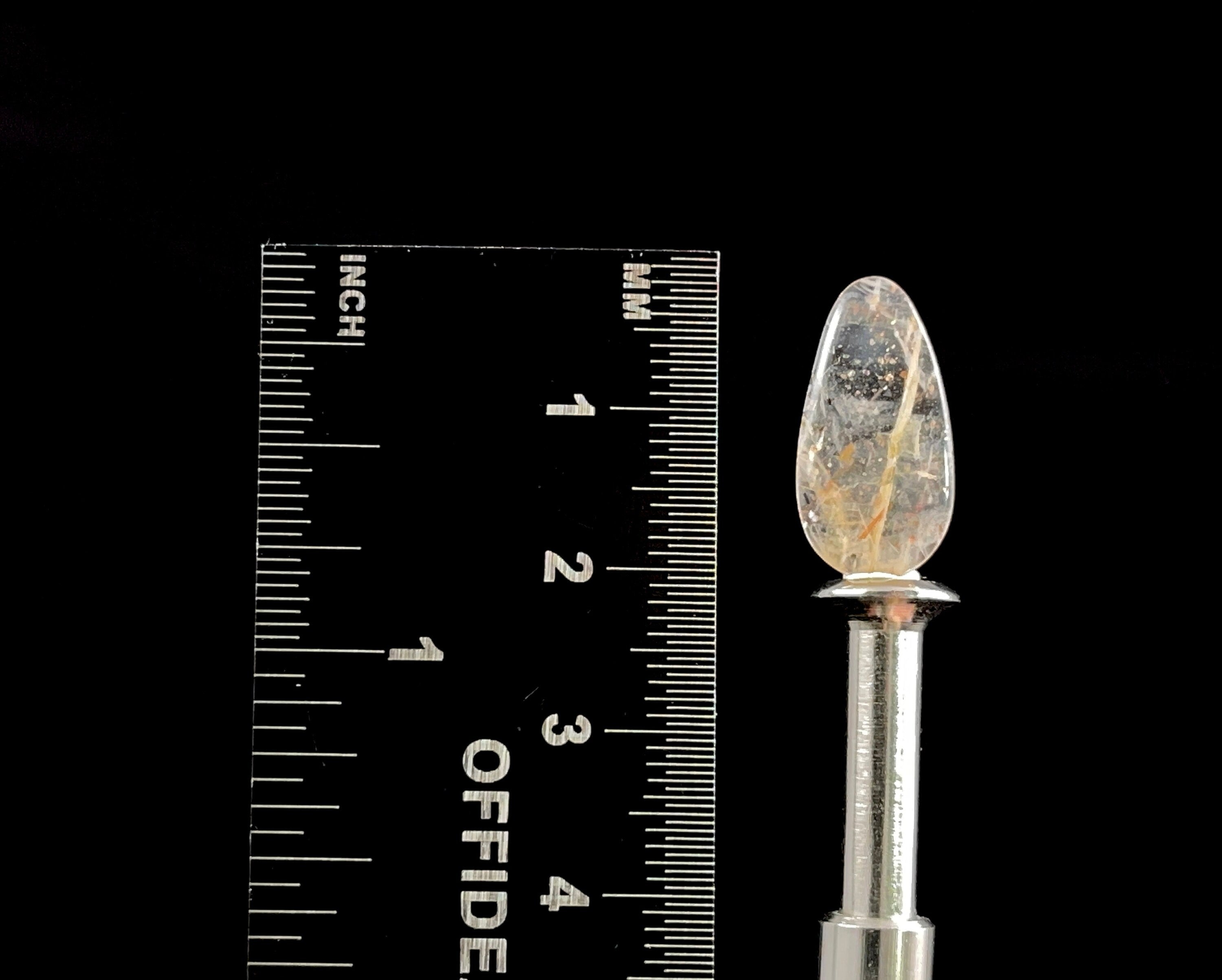 Rainbow Lattice Sunstone Crystal Cabochon - Natural Gemstone for Jewelry Making, Healing Crystals, Wire Wrapping (Perfect for Necklaces, Rings & Spiritual Healing)