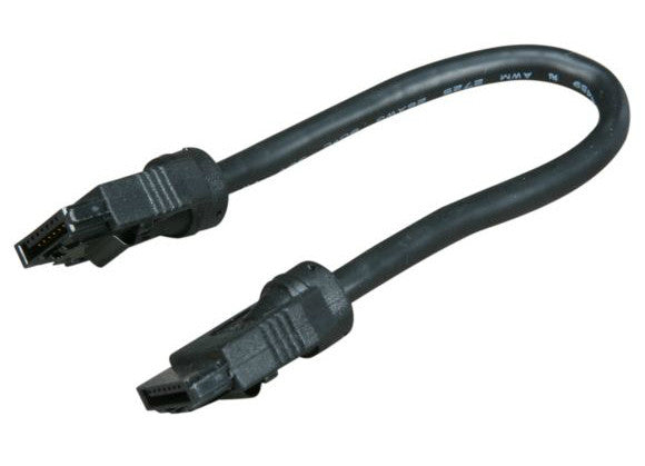 Premium SATA III 6Gbps Data Cable - 6 Inch Black Straight to Straight Connector (OK6A3RK11) for PC Builds, Hard Drive Upgrades & External Storage Solutions