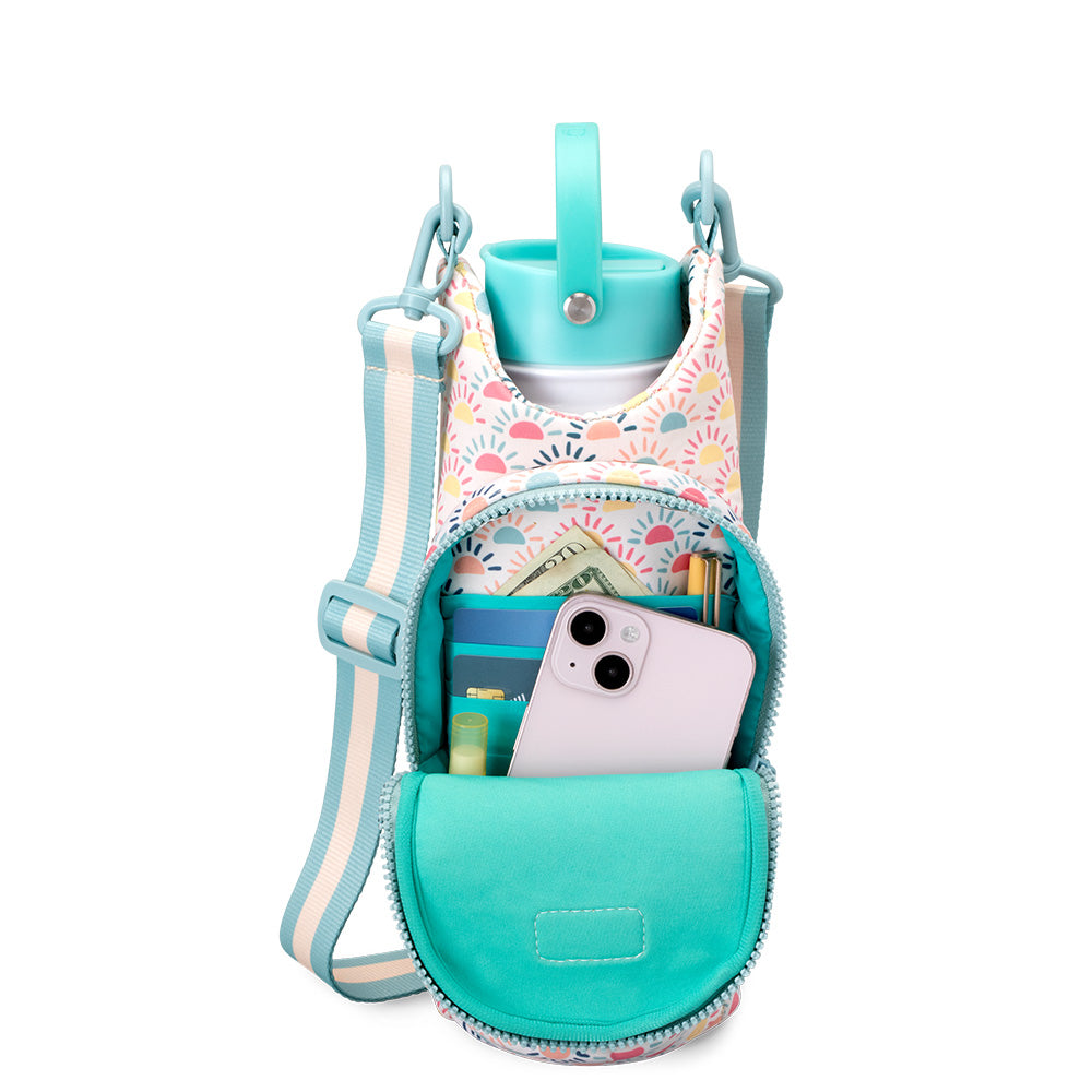 Sun Chaser Insulated Water Bottle Sling - Lightweight & Leak-Proof Hydration Carrier for Hiking, Gym & Outdoor Adventures