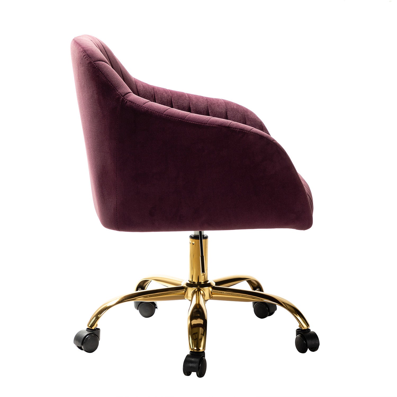 Luxury Velvet Office Chair - Ergonomic Desk Chair with Adjustable Height for Home & Workspace - Perfect for Remote Work, Gaming & Study
