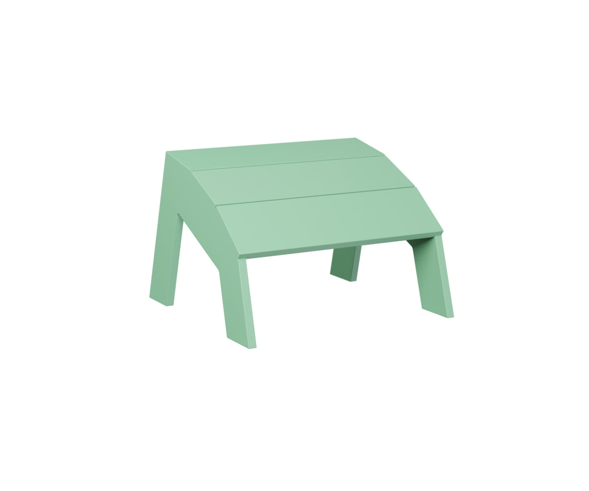 Berlin Gardens Nordic Adirondack Footstool - Outdoor Patio Furniture, Solid Wood Footrest for Garden, Deck & Poolside Relaxation
