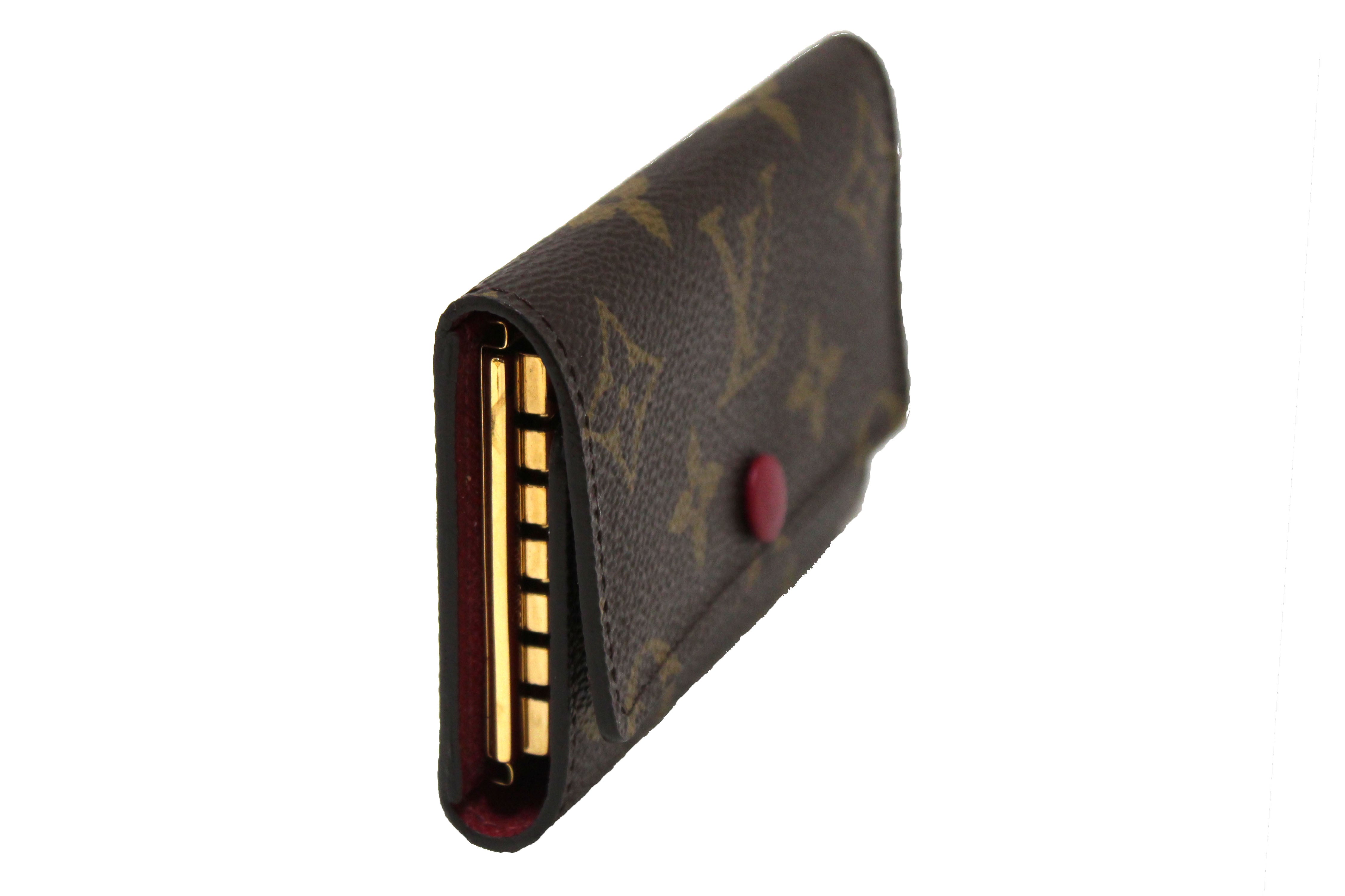 Authentic Louis Vuitton Monogram Canvas 6 Key Holder - Luxury Key Organizer for Women & Men - Perfect for Home, Office & Travel Accessories