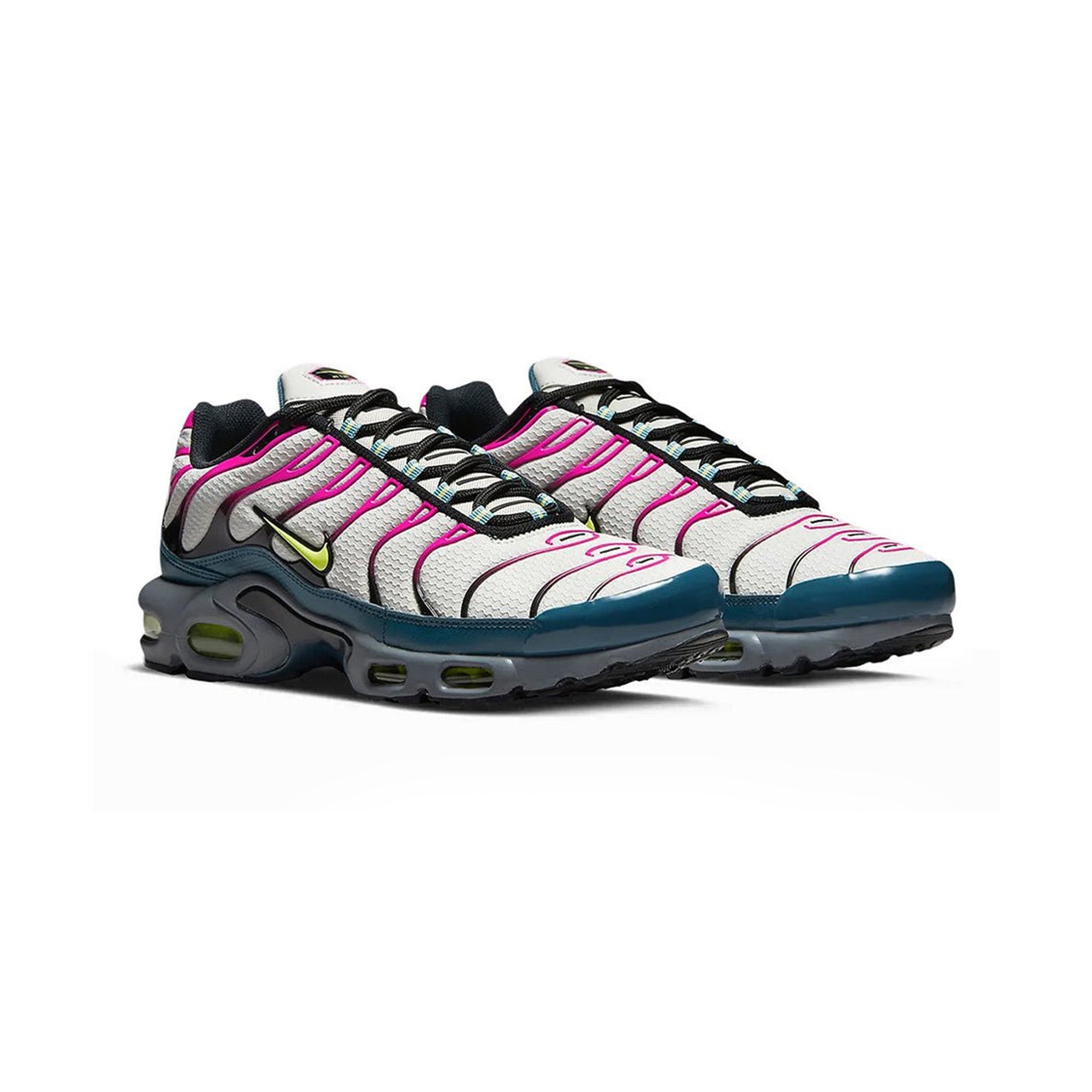 Nike Air Max TN Plus 'Teal Volt' Running Shoes (2021) - Lightweight Cushioned Sneakers for Men, Gym Workout & Streetwear Fashion