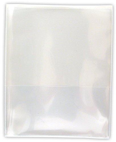 StoreSMART® Clear Plastic Archival Folders 25-Pack - Letter-Size Twin Pocket Document Protectors - Acid-Free for Long-Term Storage - Made in USA (R900CLEAR25) - Perfect for Office Filing, School Projects & Important Document Organization