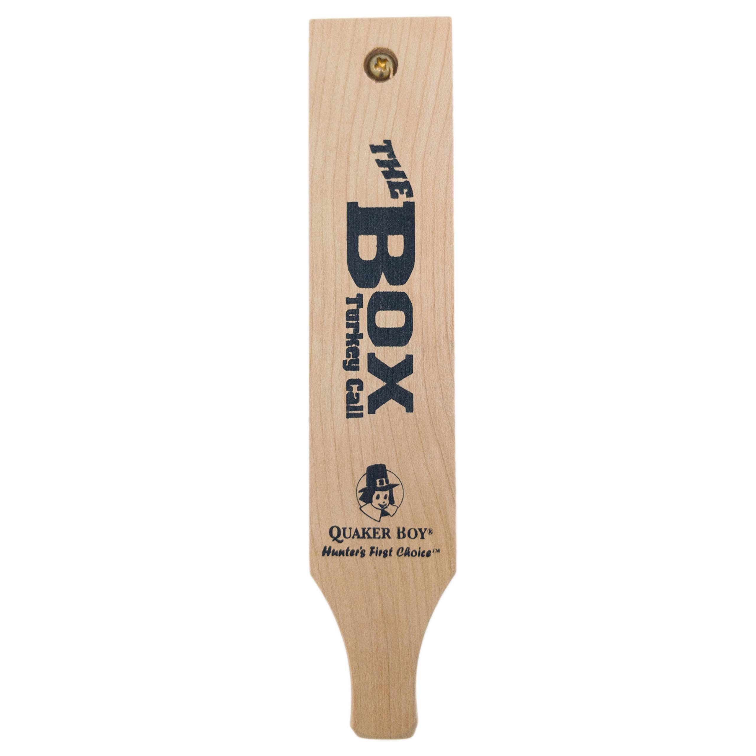 Quaker Boy Wooden Turkey Box Call - Realistic Turkey Sounds for Hunting, Durable & Easy to Use - Perfect for Spring & Fall Turkey Hunting Season