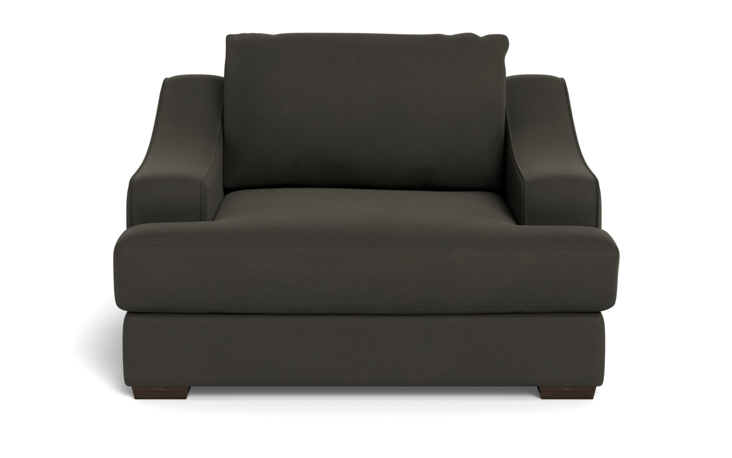 Austonian 56 Arm Chair - Modern Accent Chair for Living Room, Office & Lounge - Comfortable Upholstered Armchair with Wooden Legs - Perfect for Home Decor & Relaxation