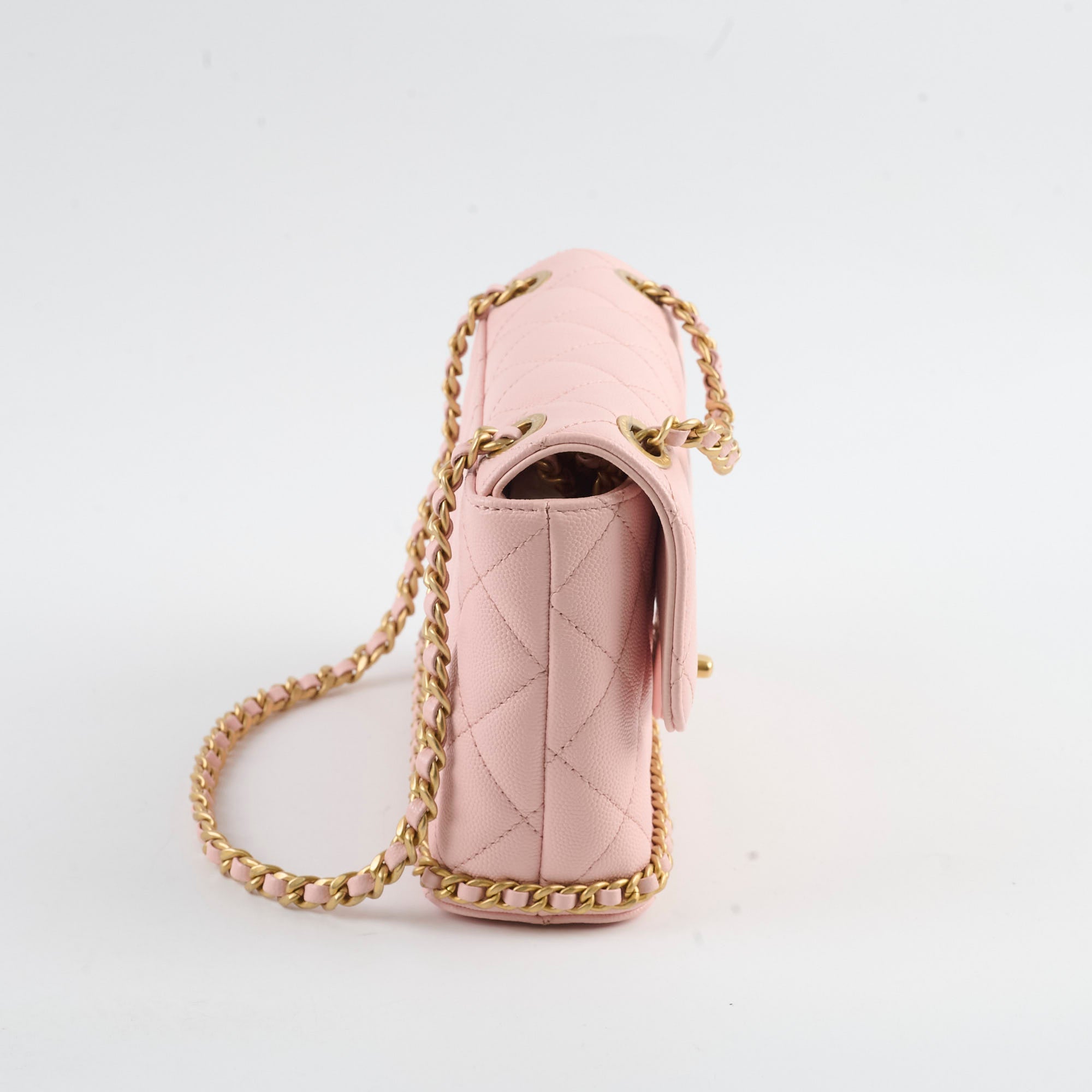Chanel Pink Caviar Quilted Flap Bag with Microchip - Luxury Handbag for Women, Perfect for Parties, Date Nights & Special Occasions