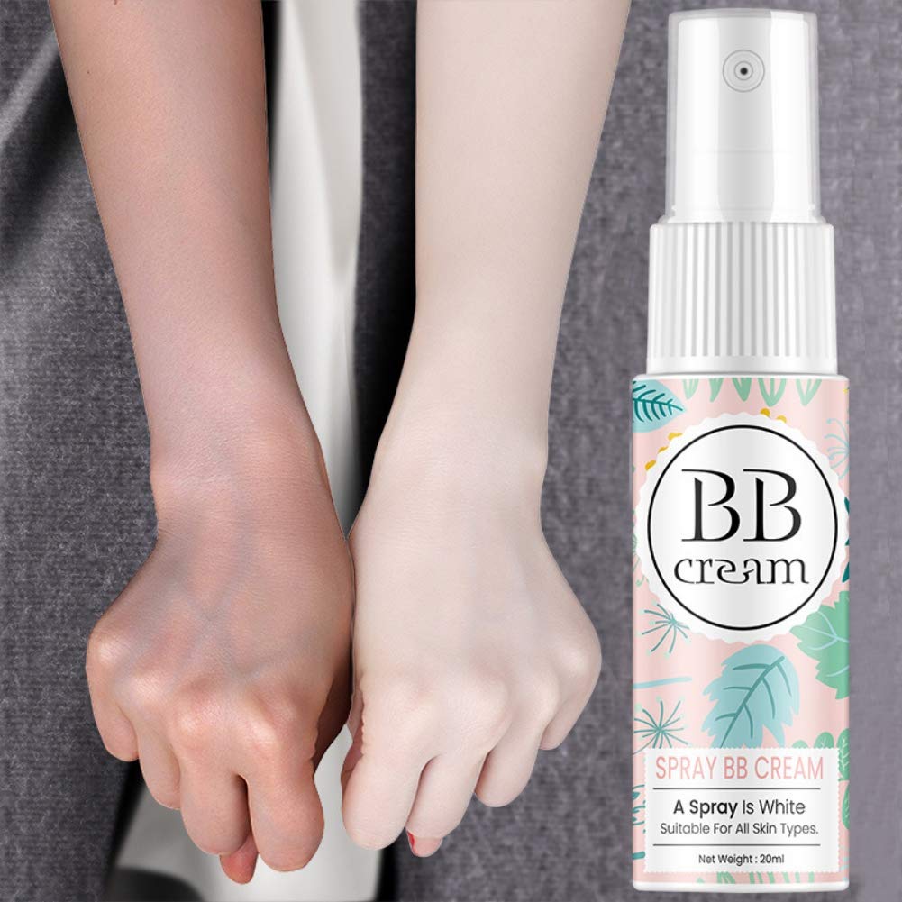 Allbestaye BB Cream Spray Concealer Foundation - Waterproof, Whitening, Portable Makeup for Face, Body, Neck & Legs (2PCS) | Perfect for Daily Use, Travel & On-the-Go Touch-Ups