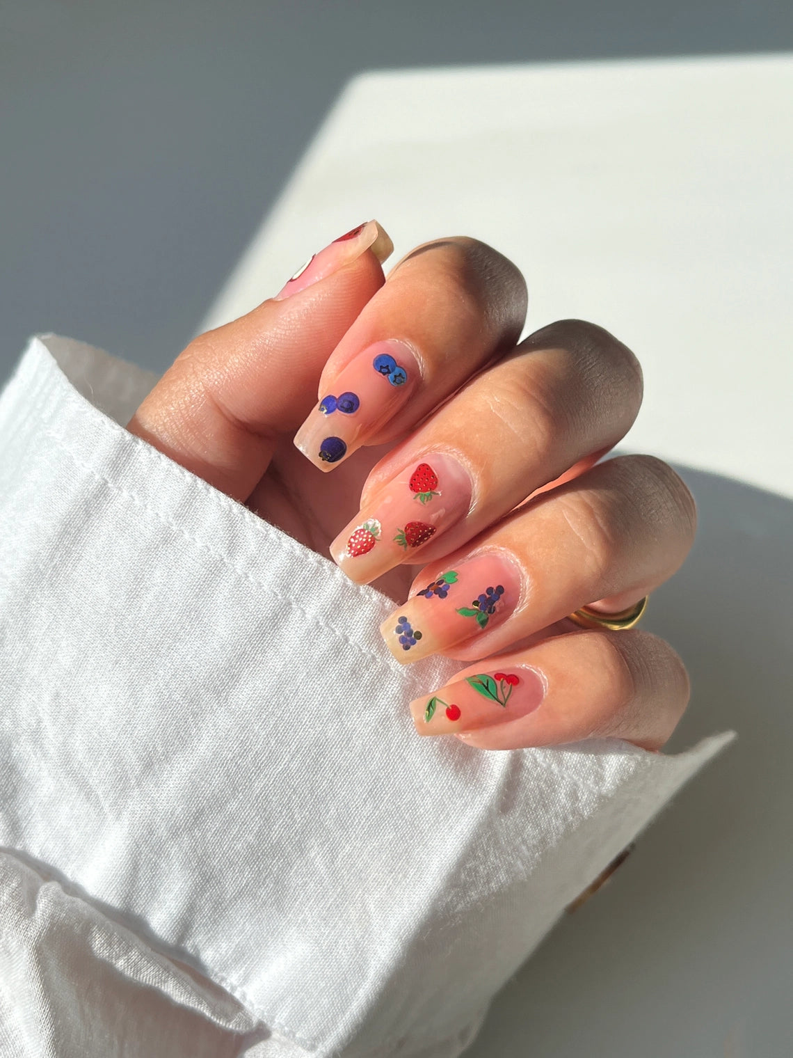Farmers Market Nail Art Stickers - DIY Nail Decals for Women & Girls | Perfect for Parties, Weddings & Everyday Fashion