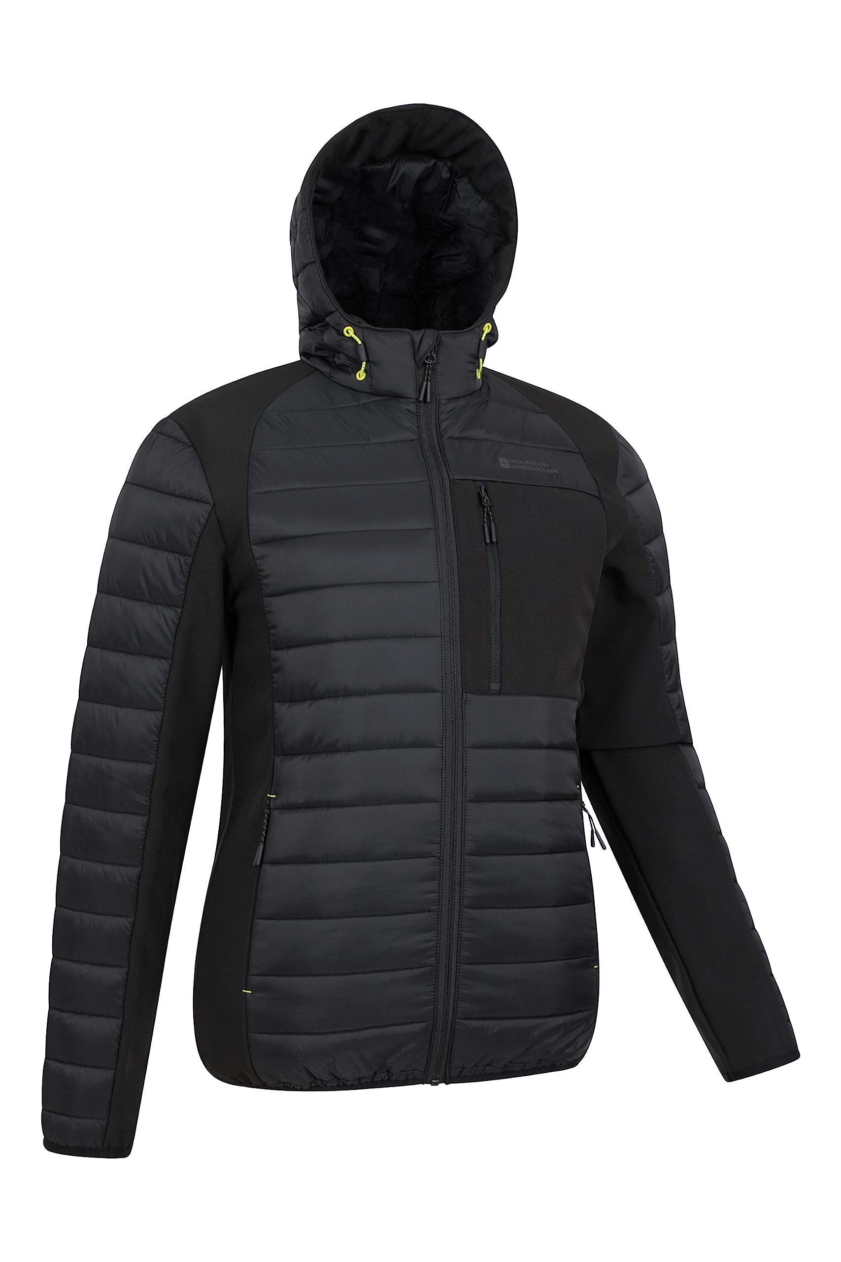 Mountain Warehouse Men's Turbine Softshell Jacket - Waterproof Windproof Winter Travel Coat for Hiking, Skiing & Outdoor Adventures