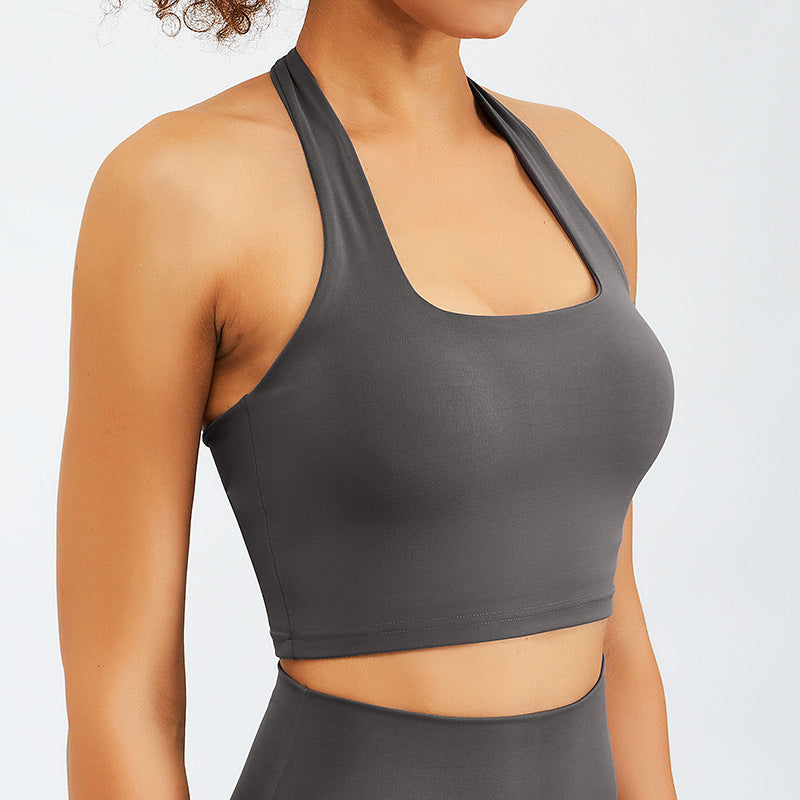 Women's Sports Vest - Breathable Tight-Fit Yoga Top for Workouts & Gym - Perfect for Yoga, Running & Fitness Training