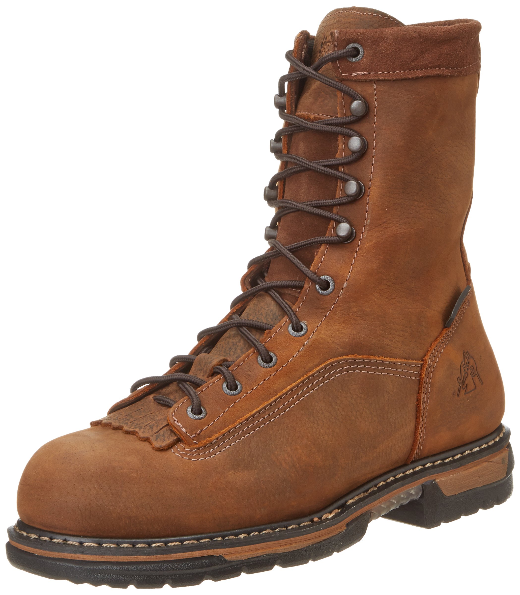 Rocky Men's Ironclad Steel Toe Waterproof Work Boots - Durable Safety Shoes for Construction, Warehouse & Outdoor Work