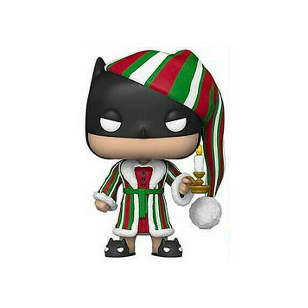 DC Super Heroes Pop! Vinyl Figure Batman as Ebenezer Scrooge (Red/Green) - Funko Pop! Collectible for Christmas Decor, Gift for DC Fans & Batman Lovers - Holiday Display & Comic Book Collection