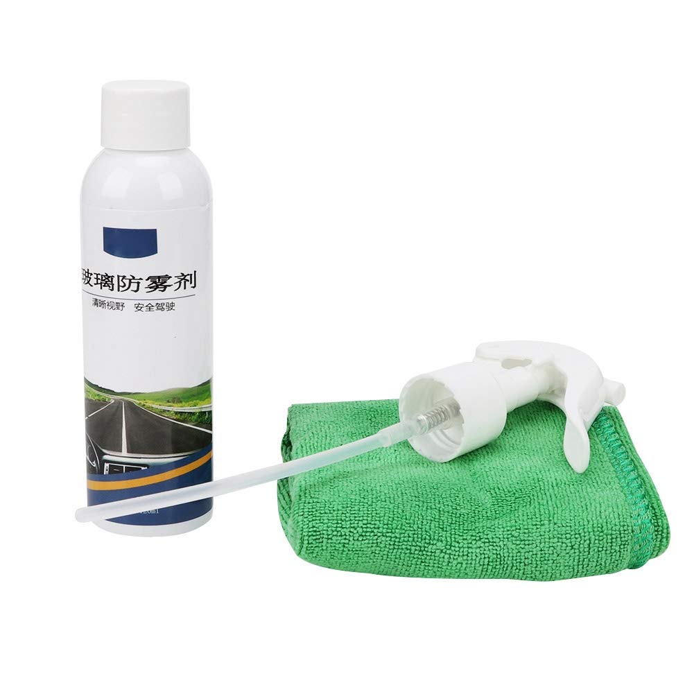 aqxreight Car Window Defogger - Long Lasting Anti-Fog Spray for Windshield & Glass with Microfiber Towel | Prevent Condensation for Safe Driving in Rain & Cold Weather