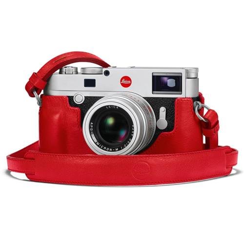 Leica M10 Camera Protector Case - Genuine Leather Cover in Red for Enhanced Protection | Perfect for Travel, Outdoor Photography & Everyday Use