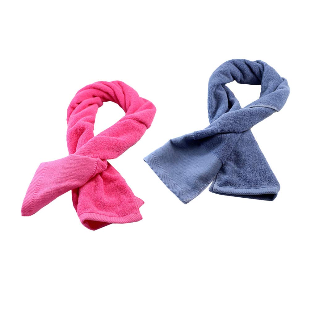 BESPORTBLE Soft Cotton Sports Gym Towel - 3 Pack Sweat Absorbent Fitness Towels for Workout, Yoga, Running & Gym - Grey, Pink, White - Perfect for Home Gym, Outdoor Exercise & Post-Workout Shower