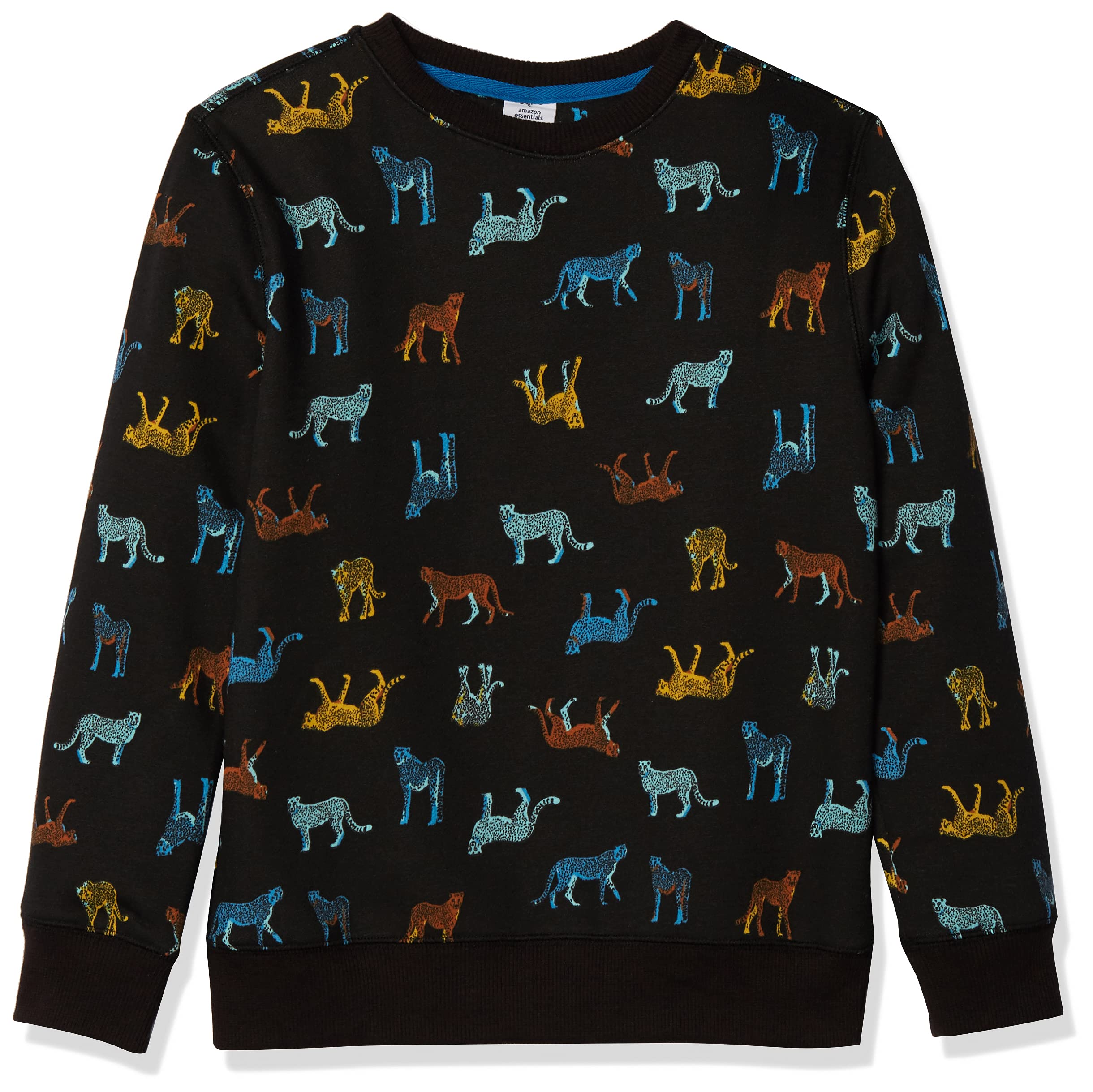 Amazon Essentials Boys & Toddlers Fleece Crewneck Sweatshirt Multipack - Soft Warm Pullover for Kids, School, Playdates & Outdoor Activities