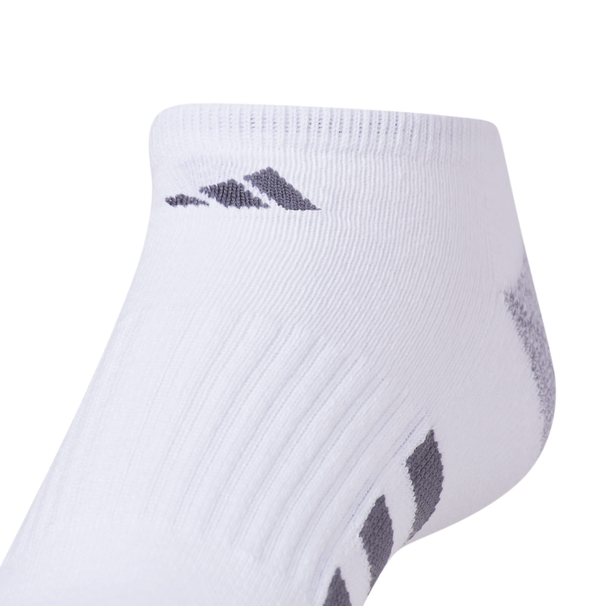 Adidas Men's Cushioned No Show Socks - 3 Pack Low Cut Athletic Socks with Arch Support & Compression Technology for Running, Gym & Everyday Wear