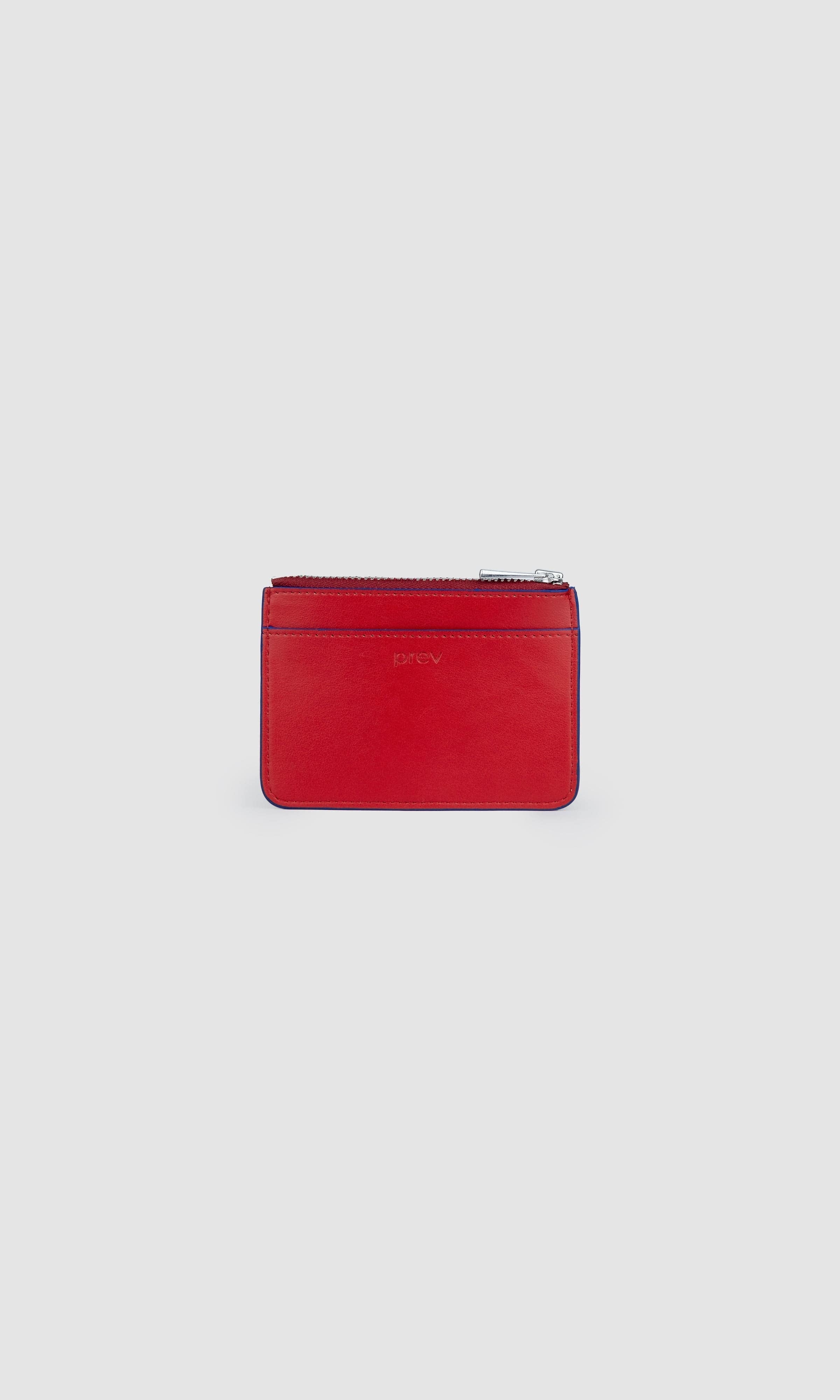 Vegan Apple Leather Card Holder for Women & Men - Cherry Berry Design | Slim RFID Blocking Wallet for Everyday Use, Travel & Minimalist Lifestyle