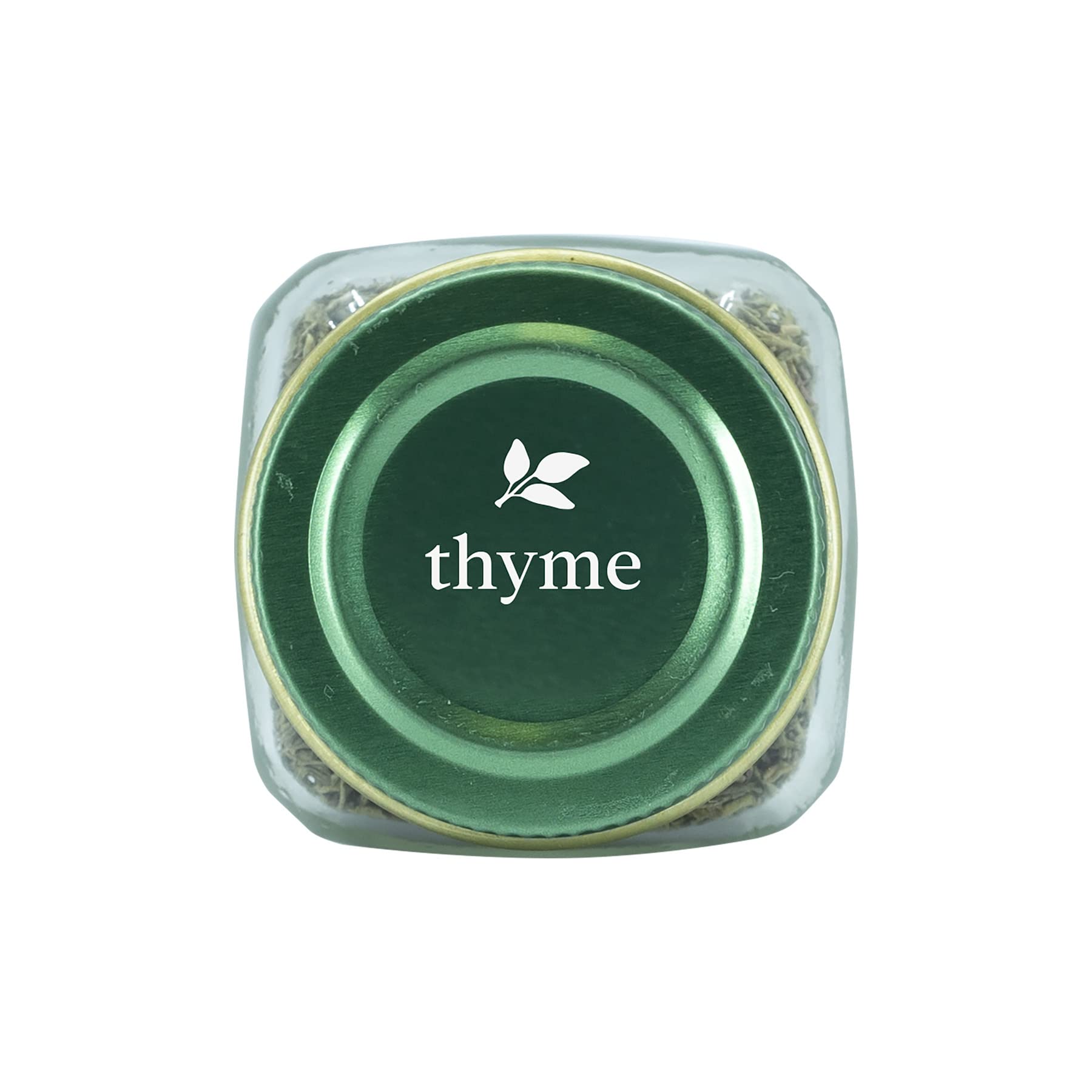 Organic Whole Thyme Leaf - USDA Certified, 0.78 oz (22g) | Thymus Vulgaris L. | Perfect for Cooking, Tea & Herbal Remedies