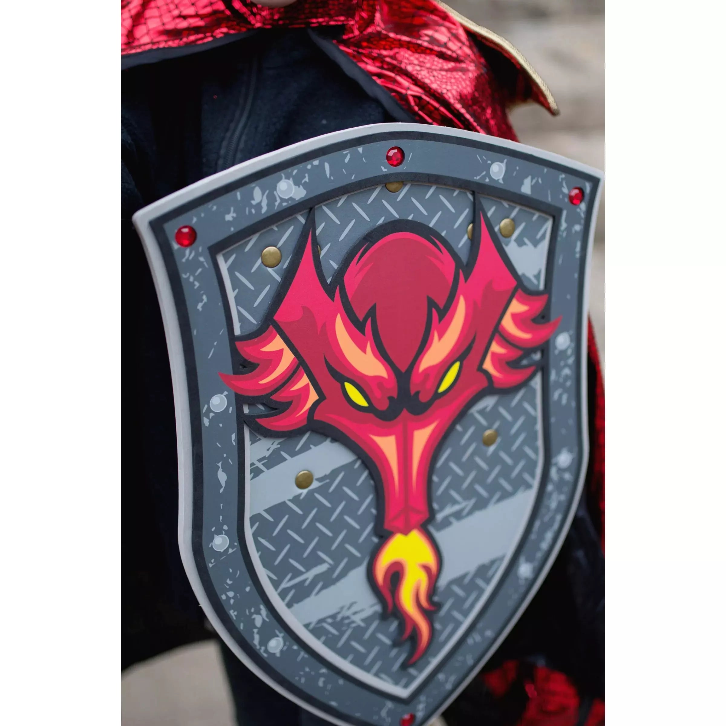 Dragon EVA Shield - Lightweight Protective Shield for Cosplay, LARP & Medieval Reenactment | Perfect for Halloween, Renaissance Fairs & Fantasy Events