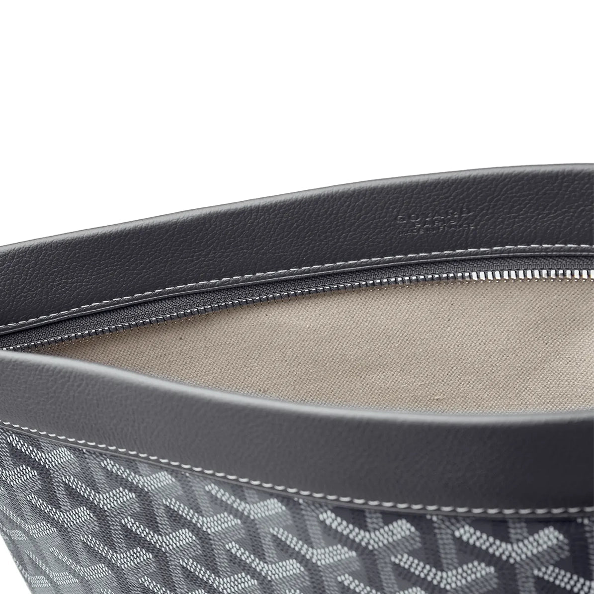 Goyard Conti Grey Leather Pouch - Luxury Small Crossbody Bag for Women - Perfect for Travel, Parties & Everyday Use