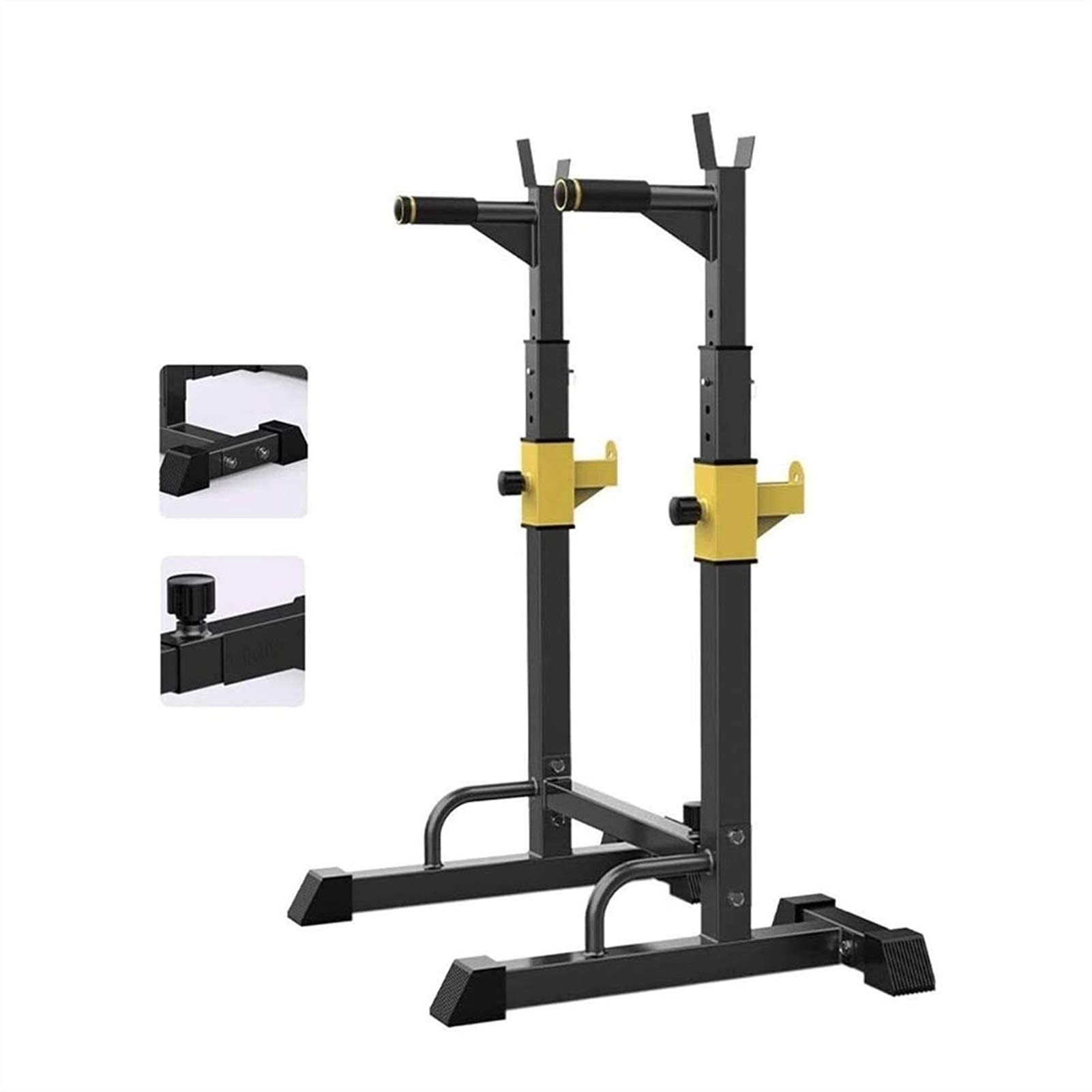 **Heavy Duty Adjustable Dumbbell Rack - Sturdy Steel Barbell Stand for Squat Rack, Weightlifting & Home Gym - Portable Multifunctional Strength Training Equipment for Bench Press & Free Weights**    *(Perfect for Home Gym, CrossFit, Powerlifting & Strength Training Workouts)*
