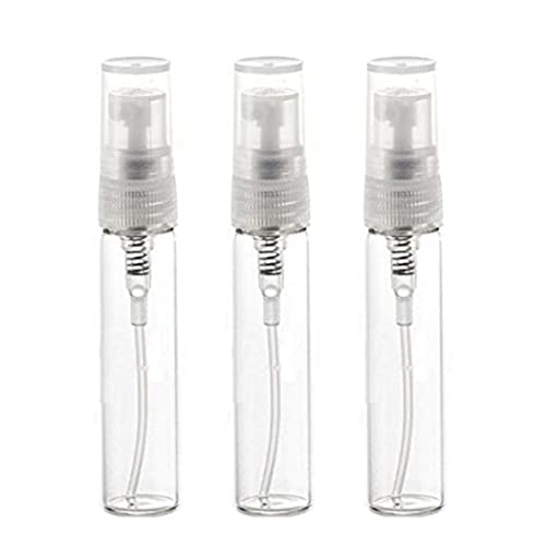 NSB HERBALS 10ml Empty Clear Transparent Mini Pocket Spray Bottles - Refillable for Sanitizer, Perfume, Attar, Lotion, Essential Oils & Aromatic Water - Perfect for Travel, Gym & Home Use (Pack of 6)