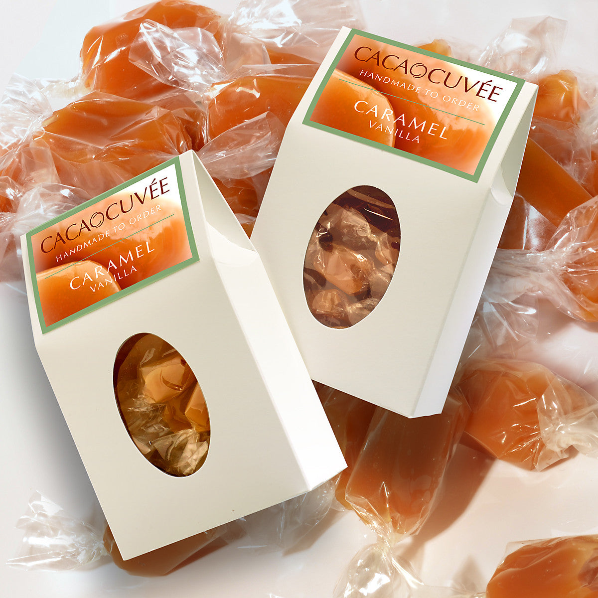 Premium Caramel with Vanilla Beans - 2 Pack (8oz Each) - Perfect for Gifts, Baking & Dessert Toppings