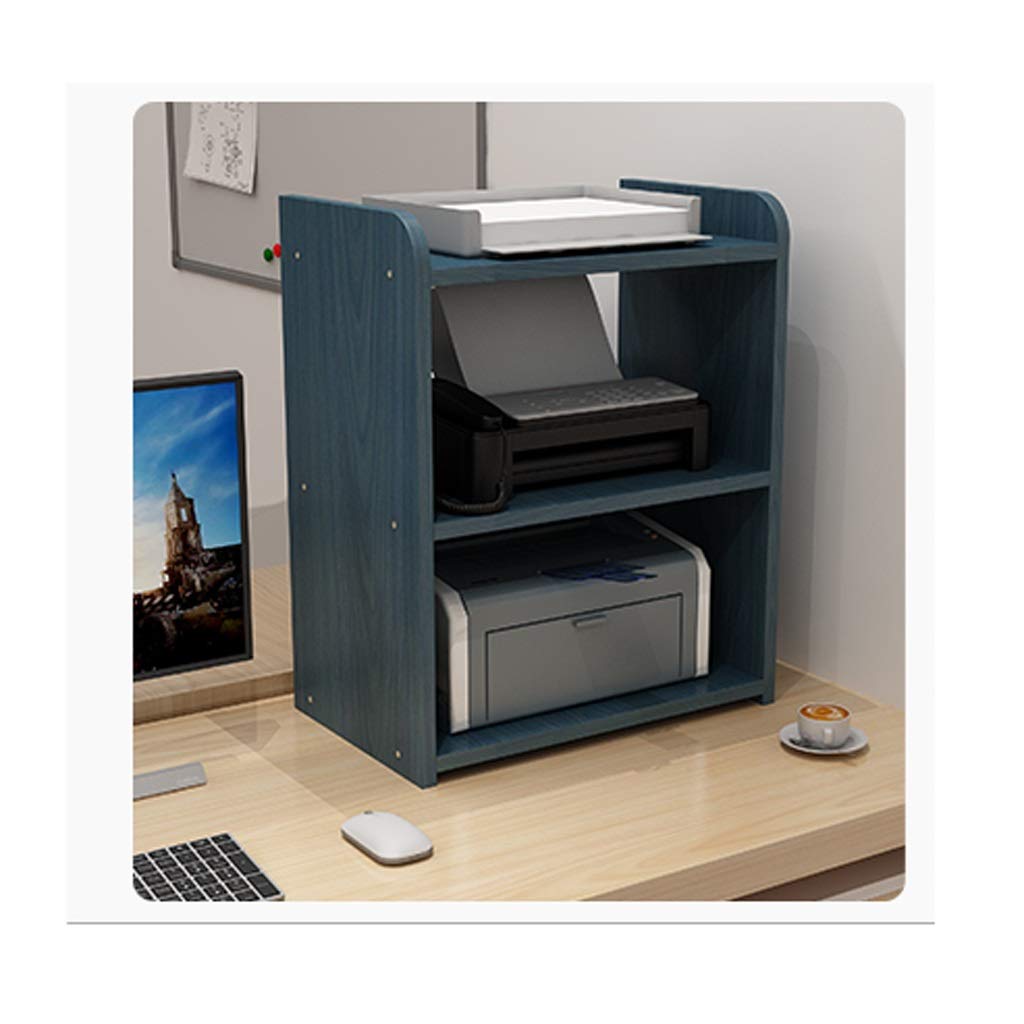 GAXQFEI Multifunctional Wooden Printer Stand with Storage - Desktop Organizer for Home & Office Workspaces | Perfect for Laser/Inkjet Printers, Scanners & Office Supplies