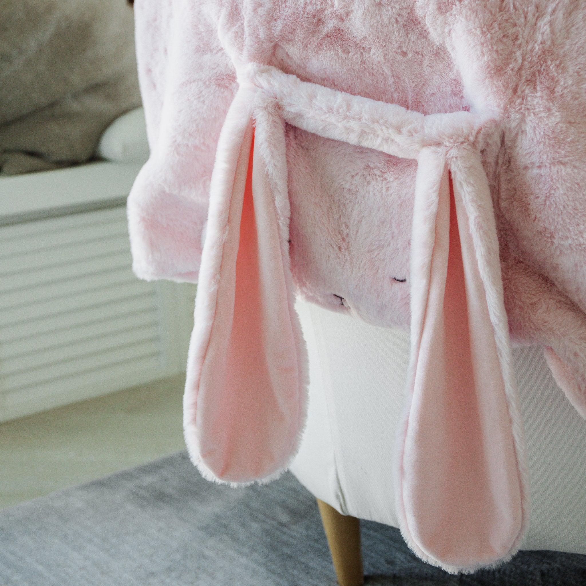 Blossom Tuck Me In Blanket - Ultra Soft Cozy Floral Print Bed Blanket for Adults & Kids - Perfect for Bedroom, Nursery, Couch & Travel