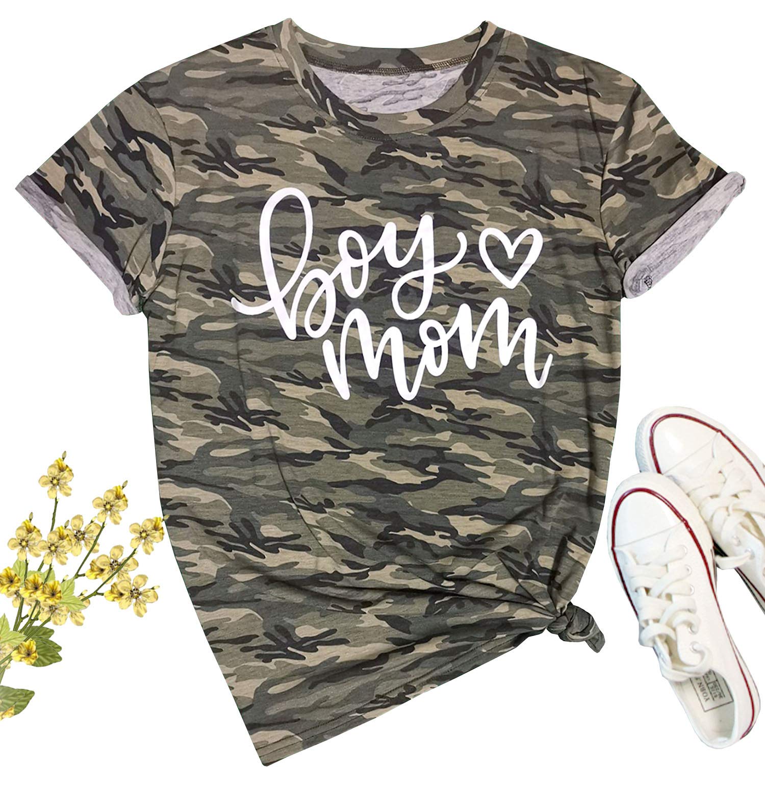 Be Kind Graphic T-Shirt for Women - Short Sleeve Summer Casual Top - Loose Fit Teacher Tee for Classroom, Work, and Everyday Wear