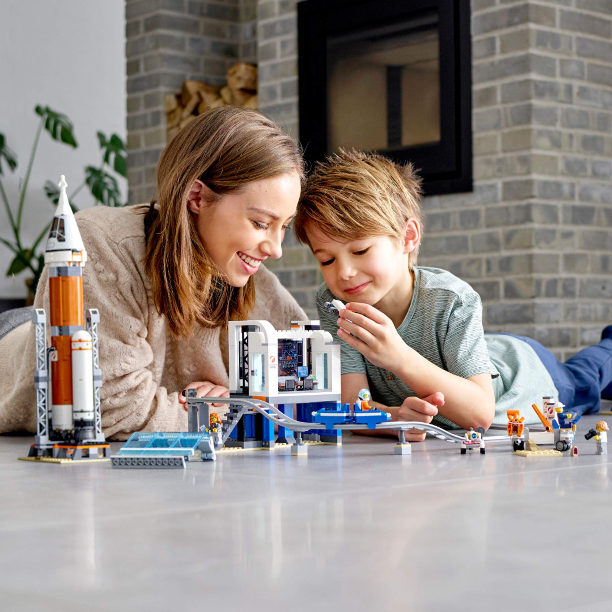 LEGO City Space Deep Space Rocket and Launch Control 60228 Building Kit - 837-Piece STEM Toy with Monorail, Control Tower & Astronaut Minifigures - Creative Play for Kids & Space Exploration Enthusiasts - Perfect for Birthday Gifts & STEM Learning Activities