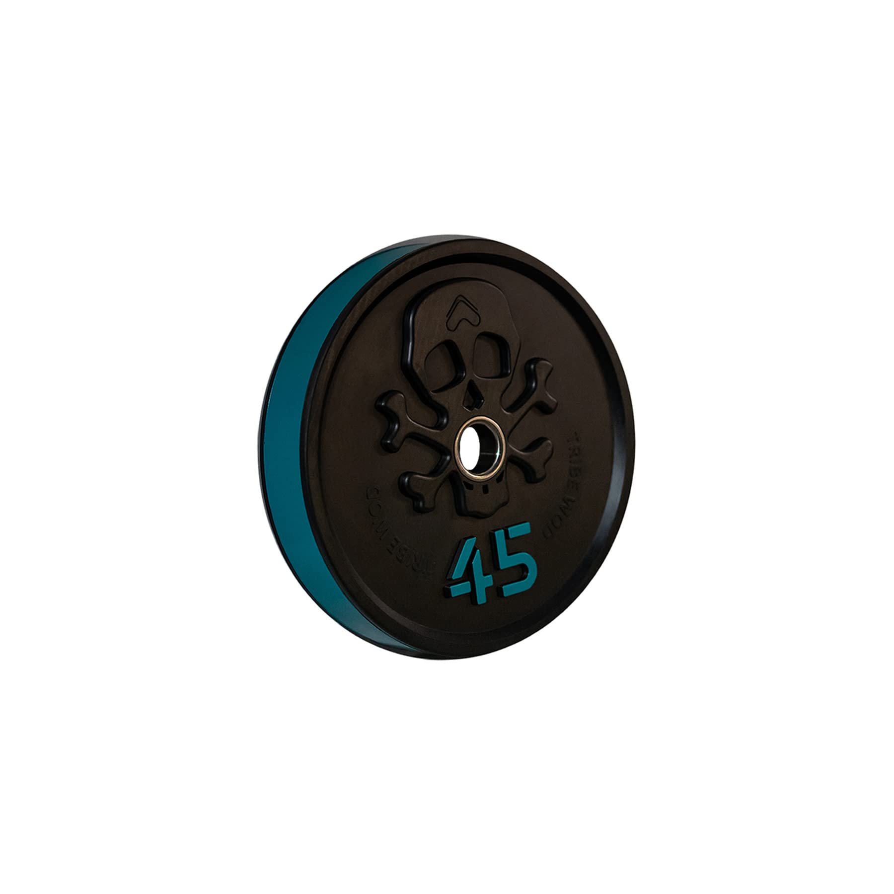 Tribe WOD Bumper Plates - Premium Rubber & Steel Weight Plates for CrossFit, Powerlifting & Home Gym - Compatible with Olympic Barbells - Ideal for Men & Women - Perfect for Strength Training, Weightlifting & Fitness Workouts
