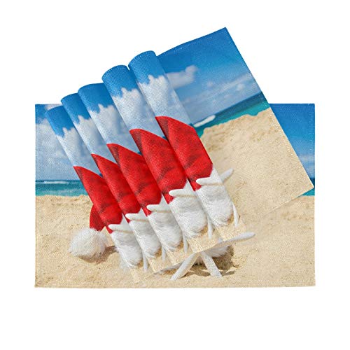 Santa Hat on the Beach