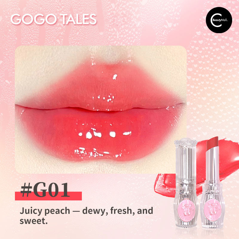 Gogotales Little Gem Ballet Gloss Lipstick - Hydrating Shine Lipstick with Sheer Color, Vegan & Cruelty-Free - Perfect for Everyday Wear, Date Night & Special Occasions