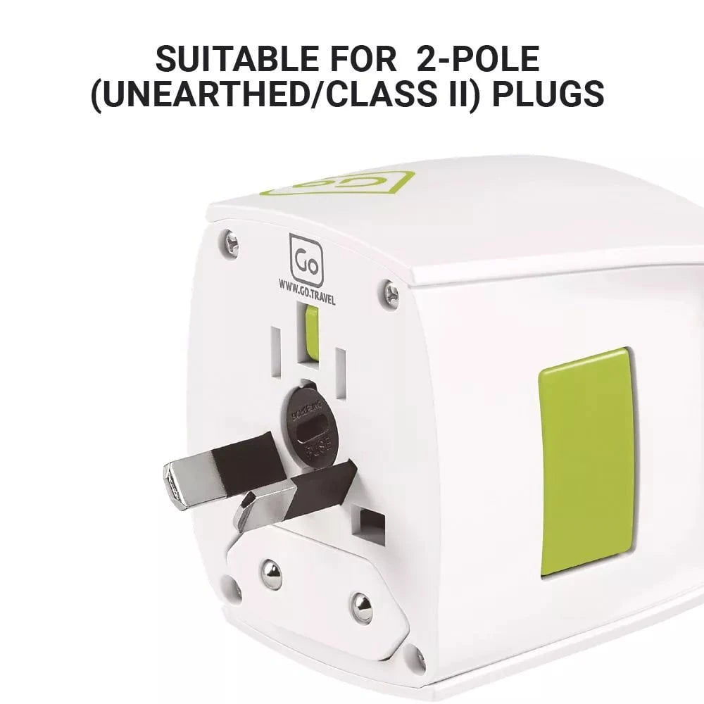 Universal Worldwide Travel Adapter - International Power Plug Converter for USA, UK, EU, AU - Perfect for Business Trips & Vacations